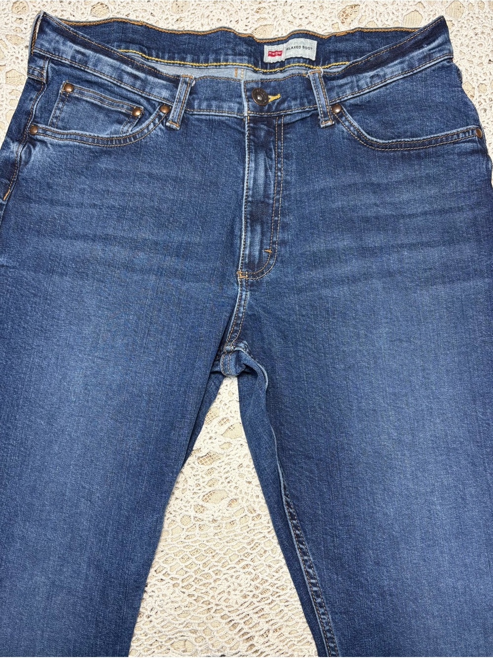 Wrangler Genuine Premium Jeans 34x30 Rodeo Ranch Hand•1098RBTOX•Western Wear